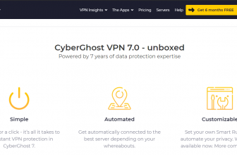 cyberghost homepage