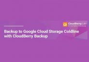 CloudBerry Backup Supports Google Cloud Platform’s Coldline